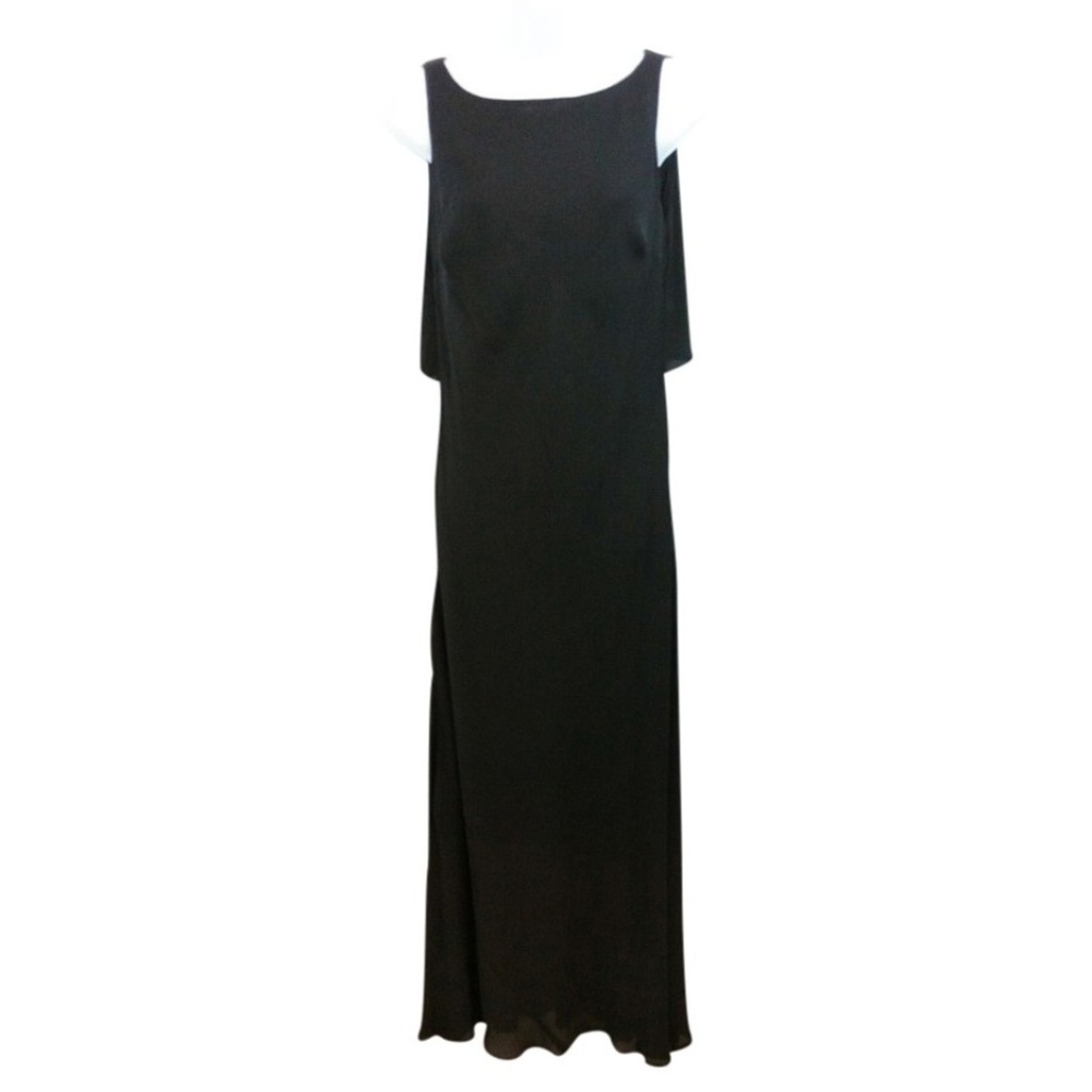 Geary Roark Kamisato V- Back Flowy Cocktail Dress
